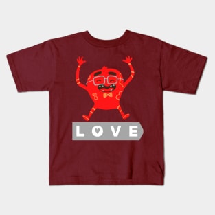 Fun Monster Love Kids T-Shirt